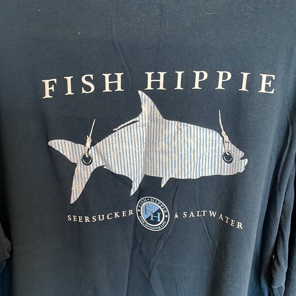 Fish Hippie Shirts Euc Fish Hippie Long Sleeve T Shirt Xl Poshmark